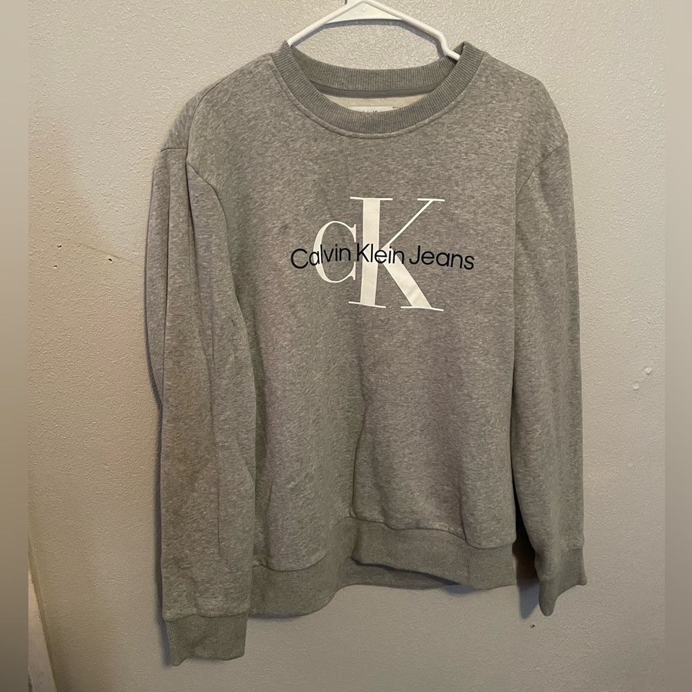 Calvin Klein grey crew neck